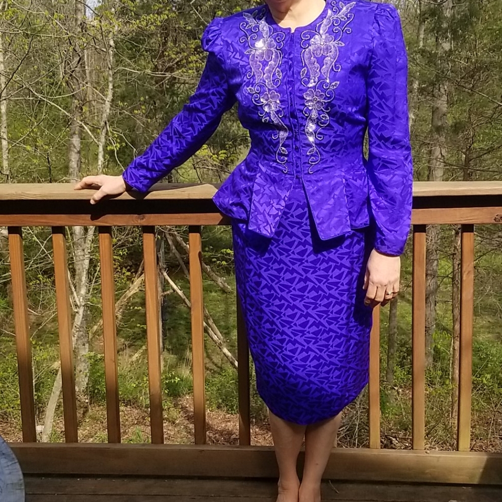 Skirt and suit jacket